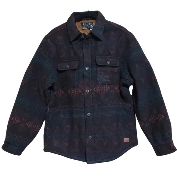 Jachs Men’s Wool Blend Heavyweight Shirt Jacket Black NWT! - Picture 1 of 4